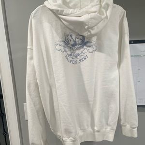 Brandy Melville Angel Zip Up Hoodie